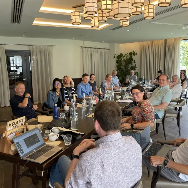The Complete Projects team together in their meeting room